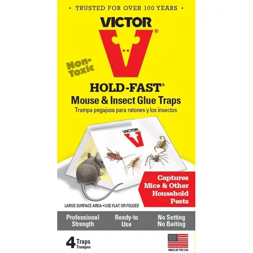 Mouse Glue Board Clear - pack of 4 Mouse Glue Board Clear - pack of 4