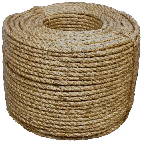 Rope, 1 in Dia, 300 ft L, Manila, Natural