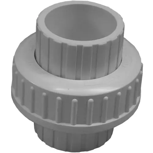Pipe Union, 1-1/2 in, Slip, PVC, SCH 40 Schedule
