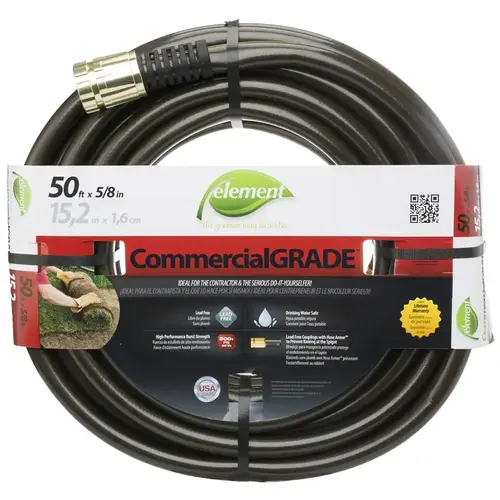ELIH58050 Garden Hose Female, 50 ft L, Female ELIH58050 Garden Hose Female, 50 ft L, Female