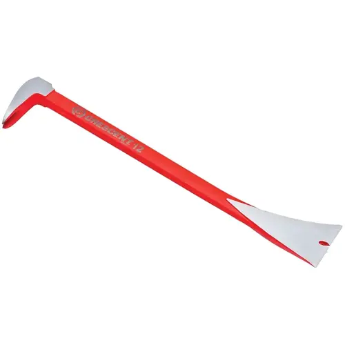 CODE RED Series Pry Bar, 12 in L, Ground Tip, Steel, Red, 3-1/4 in W CODE RED Series Pry Bar, 12 in L, Ground Tip, Steel, Red, 3-1/4 in W