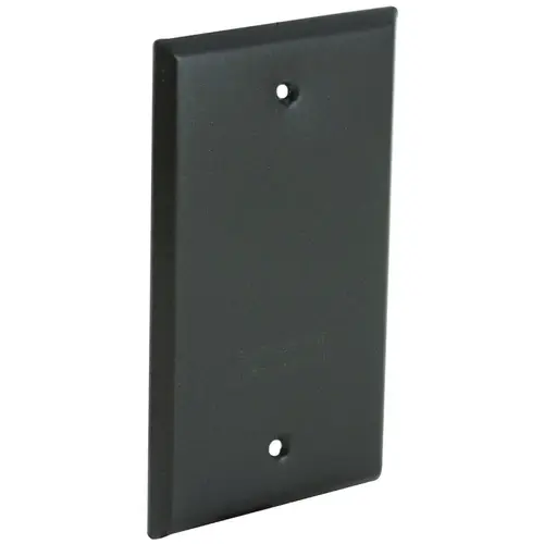 Cover, 4-17/32 in L, 2-25/32 in W, Metal, Bronze, Powder-Coated Cover, 4-17/32 in L, 2-25/32 in W, Metal, Bronze, Powder-Coated