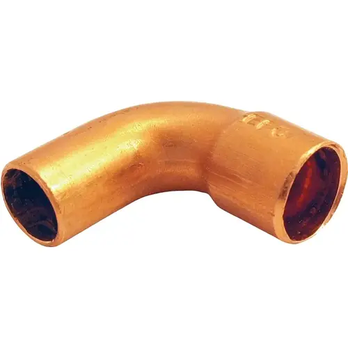 Street Pipe Elbow, 3/4 in, Sweat x FTG, 90 deg Angle, Copper