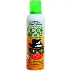Odor Assassin 17061 Odor Eliminator, 6 oz Can Pale Yellow