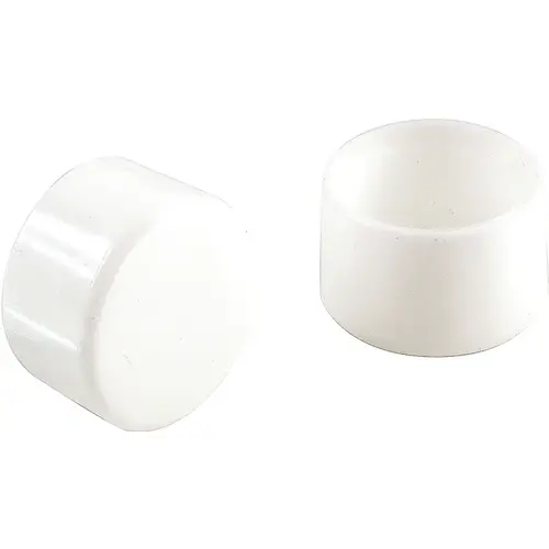 Furniture Leg Tip, Round, Plastic, White, 1-1/4 in Dia - pack of 24 Furniture Leg Tip, Round, Plastic, White, 1-1/4 in Dia - pack of 24