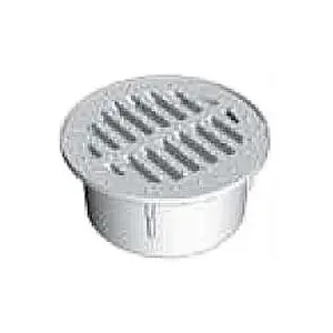 DrainTech 13/0440SDG 0440SDG Drop-In Drain Grate, 4-9/16 in Dia, Round, Polyethylene, Green