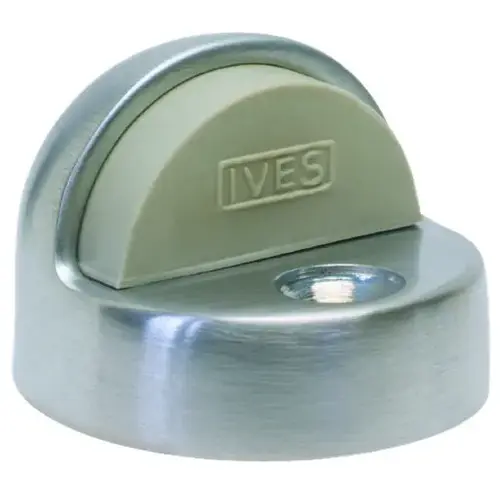 Dome Stop, 1-3/4 x 2 in Dia Base, Aluminum