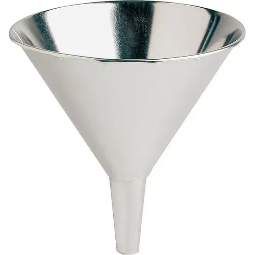 Funnel, 32 oz Capacity, Steel, 7-1/2 in H Funnel, 32 oz Capacity, Steel, 7-1/2 in H