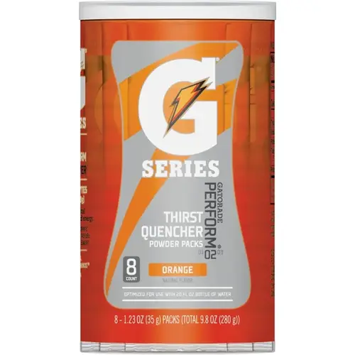 13165 Thirst Quencher Instant Powder Sports Drink Mix, Powder, Orange Flavor, 1.34 oz Pack - pack of 64 13165 Thirst Quencher Instant Powder Sports Drink Mix, Powder, Orange Flavor, 1.34 oz Pack - pack of 64