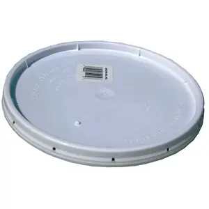 ENCORE Plastics 1044796 20000 Gasketed Lid, HDPE, White