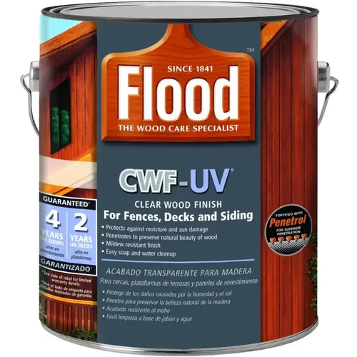 Wood Finish, Redwood, Liquid, 1 gal Wood Finish, Redwood, Liquid, 1 gal