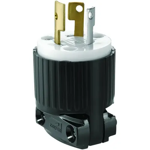 6905137 Twist Lock Plug, 2 -Pole, 15 A, 125 V, NEMA: NEMA L5-15, Gray 6905137 Twist Lock Plug, 2 -Pole, 15 A, 125 V, NEMA: NEMA L5-15, Gray