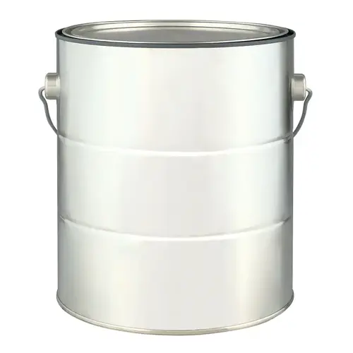 Empty Paint Can, 1 gal Capacity, Metal, Chrome