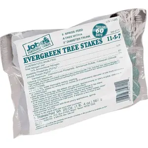 Jobe's 02011 Fertilizer Bag, Spike, 11-3-4 N-P-K Ratio Light Blue - pack of 5