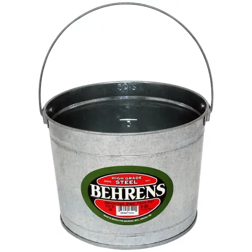 PAINT PAIL GALVANIZED STL 5QT PAINT PAIL GALVANIZED STL 5QT