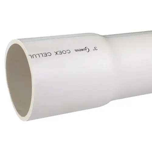 Pipe, 3 in, 20 ft L, SCH 40 Schedule Pipe, 3 in, 20 ft L, SCH 40 Schedule