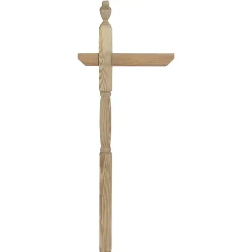 Mailbox Post, 4 in L, 4 in W, 72 in H, Southern Yellow Pine