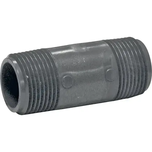 210030 Pipe Nipple, 1 in, PVC, SCH 80 Schedule, 3 in L