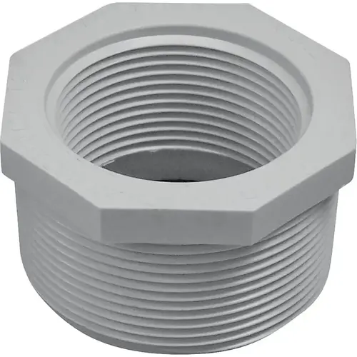 439251BC Reducer Bushing, 2 x 1-1/2 in, MPT x FPT, PVC, SCH 40 Schedule
