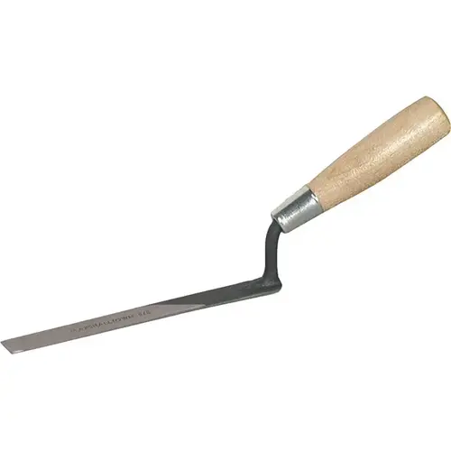 Tuck Pointer, 5/16 in W, 6-3/4 in L, Polyethylene, Wood Handle Tuck Pointer, 5/16 in W, 6-3/4 in L, Polyethylene, Wood Handle