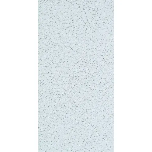 Fifth Avenue Ceiling Panel, 4 ft L, 2 ft W, 5/8 in Thick, Mineral Fiber, White - pack of 8 Fifth Avenue Ceiling Panel, 4 ft L, 2 ft W, 5/8 in Thick, Mineral Fiber, White - pack of 8