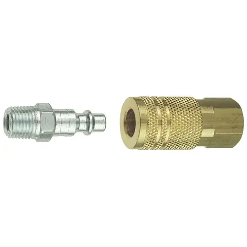 Coupler and Plug Set, 1/4 in