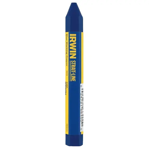 Standard Lumber Crayon, Blue, 1/2 in Dia, 4-1/2 in L - pack of 12 Standard Lumber Crayon, Blue, 1/2 in Dia, 4-1/2 in L - pack of 12