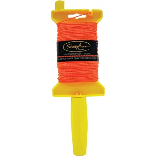 Line Reel, 500 ft L Line, Fluorescent Orange Line