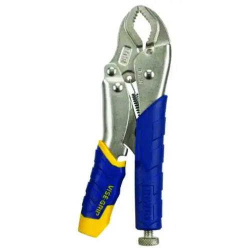 Fast Release Series Locking Plier, 7 in OAL, 1-1/2 in Jaw Opening, Ergonomic Handle, 3/8 in W Jaw