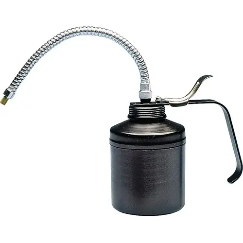 Handheld Pump Oiler, 1 qt Capacity, 6-1/4 in H, Flexible Spout, Steel, Epoxy-Coated Handheld Pump Oiler, 1 qt Capacity, 6-1/4 in H, Flexible Spout, Steel, Epoxy-Coated