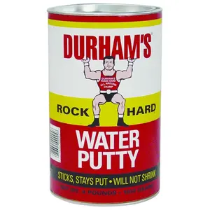 Durhams 4 Rock Hard Water Putty, Natural Cream, lb Can