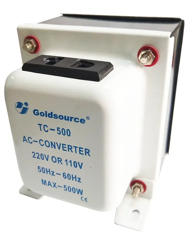 Goldsource TC-TYPE Step Up and Step Down Transformer 4-7/8 in L x 3-3/8 in W x 4 in H 500 W - pack of 8 TC-500-XCP8 Goldsource TC-TYPE Step Up and Step Down Transformer 4-7/8 in L x 3-3/8 in W x 4 in H 500 W - pack of 8 TC-500-XCP8