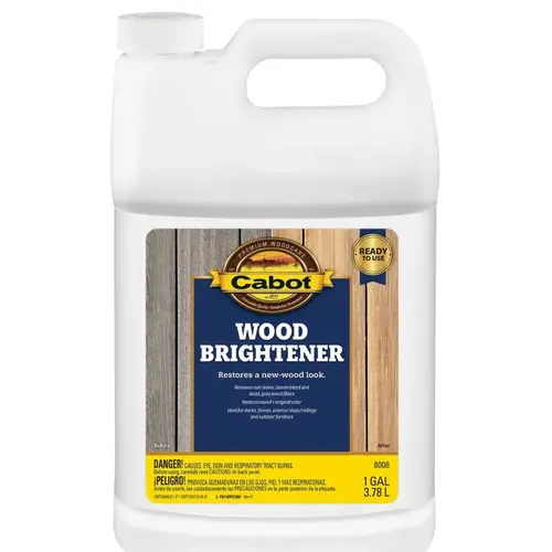 Problem-Solver 140.000.007 Wood Brightener, Liquid, 1 gal - pack of 4