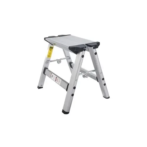 STOOL STEP MINI ALUMINUM Silver