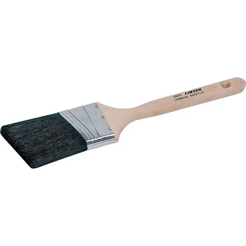 Paint Brush, 2 in W, 2-3/4 in L Bristle, China Bristle, Sash Handle Paint Brush, 2 in W, 2-3/4 in L Bristle, China Bristle, Sash Handle