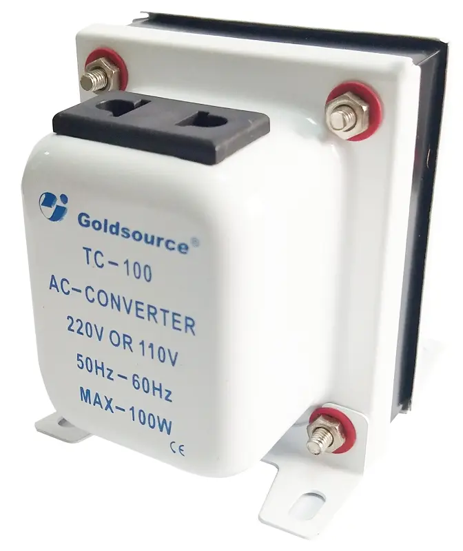 Goldsource TC-TYPE Step Up and Step Down Transformer 3-5/8 in L x 2-3/4 in W x 3-1/4 in H 100 W - pack of 16 TC-100-XCP16 Goldsource TC-TYPE Step Up and Step Down Transformer 3-5/8 in L x 2-3/4 in W x 3-1/4 in H 100 W - pack of 16 TC-100-XCP16