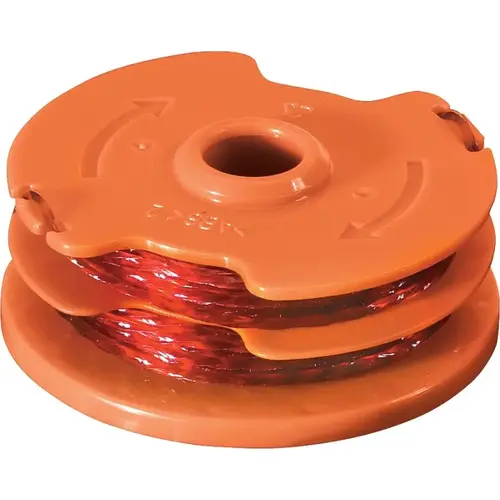 Trimmer Spool, 0.065 in Dia, 16 ft L, Synthetic Co-Polymer Nylon Resin, Red Trimmer Spool, 0.065 in Dia, 16 ft L, Synthetic Co-Polymer Nylon Resin, Red