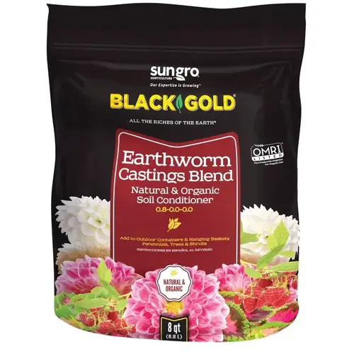 Sunshine Earthworm Casting, 8 qt Bag Sunshine Earthworm Casting, 8 qt Bag