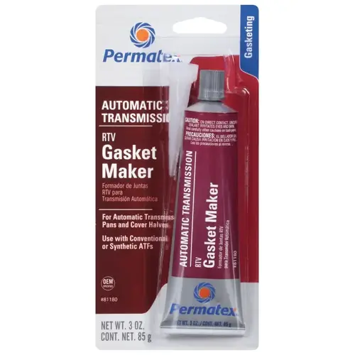Gasket Maker, 3 oz Tube, Paste, Mild Black Gasket Maker, 3 oz Tube, Paste, Mild Black