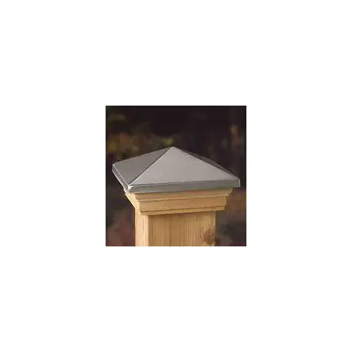 Post Cap, 4 in L, 4 in W, Cedar Post Cap, 4 in L, 4 in W, Cedar