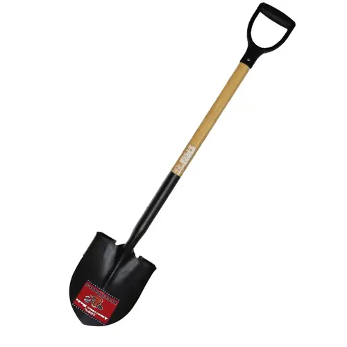 Shovel, 14 ga Gauge, Steel Blade, Hardwood Handle, D-Grip Handle Shovel, 14 ga Gauge, Steel Blade, Hardwood Handle, D-Grip Handle