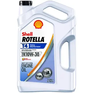 Shell Rotella 550045144-XCP3 T4 Engine Oil, 10W-30, 1 gal Jug - pack of 3