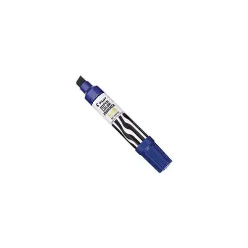 Super Color Permanent Marker, Chisel Lead/Tip, Blue Lead/Tip Super Color Permanent Marker, Chisel Lead/Tip, Blue Lead/Tip