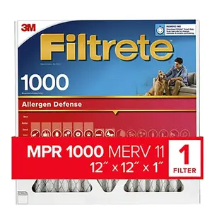 Filtrete 9810-4 12 In. x 12 In. x 1 In. 1000/1085 MPR Allergen Defense Furnace Filter, MERV 11