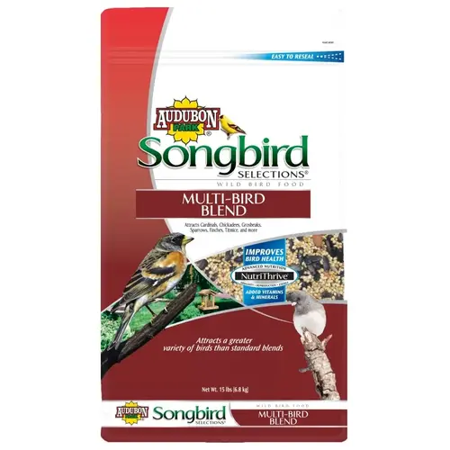 Songbird Selections Wild Bird Food, Multi-Bird Blend, 15 lb Songbird Selections Wild Bird Food, Multi-Bird Blend, 15 lb