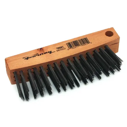 Chipping Hammer Brush, 4-3/4 in OAL, Hardwood Handle Chipping Hammer Brush, 4-3/4 in OAL, Hardwood Handle
