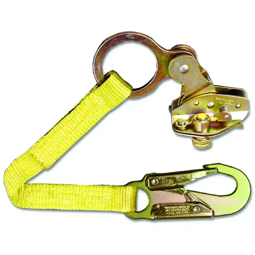 Removable Rope Grab With Attached 18 in Extension Lanyard