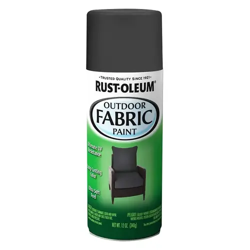 Fabric Paint, Matte, Graphite, 12 oz, Can