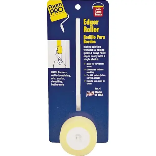 Edger Roller, 1/8 in W Pad, Foam Pad - pack of 12 Edger Roller, 1/8 in W Pad, Foam Pad - pack of 12