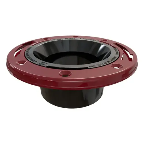 Closet Flange, 3, 4 in Connection, ABS, For: 3 in, 4 in Pipes Closet Flange, 3, 4 in Connection, ABS, For: 3 in, 4 in Pipes